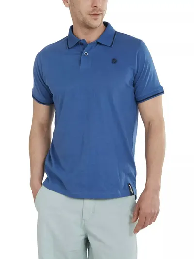 Tricou Polo FUNDANGO Incognito Poloshirt, Albastru Inchis, Barbati