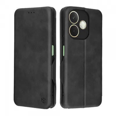 Husa pentru Oppo A5 Pro 4G / A5 Pro, Techsuit, Safe Wallet Plus, Neagra