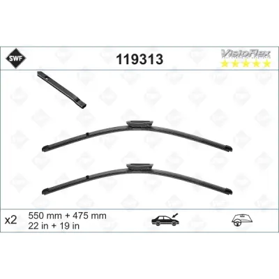 Lamela stergator SWF 119313