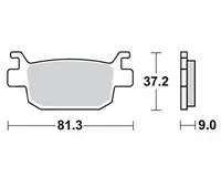 Placute frana MCB806SRM