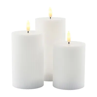 Decorațiuni luminoase albe 3 buc. Smilla – Sirius