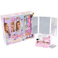 Studio de machiaj interactiv cu oglinda vorbitoare - Pink it Smart Vanity