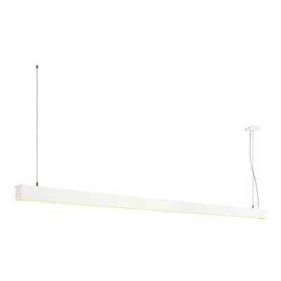 Lampa suspendata, lustra GLENOS pandantiv, pandantiv profesionale alb, LED-uri, 3000K, alb, 2 m, 85W