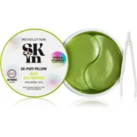 Revolution Skincare Skindividual Happy Hydrate De-Puff Hyaluronic Acid Jelly Eye Patches pernuțe de gel hidratant zona ochilor