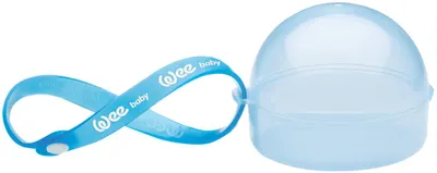 Cutie de depozitare suzete Wee Baby - Albastra