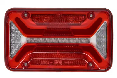 Stop spate dreapta MULTILED III (LED, 12 24V, cu intermitent, cu far de ceata, marsarier, cu stop, lumina de parcare, reflector triunghiular, conector: 2x SuperSeal 2PIN AMP 7PIN) potrivit ADR