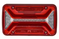 Stop spate dreapta MULTILED III (LED, 12 24V, cu intermitent, cu far de ceata, marsarier, cu stop, lumina de parcare, reflector triunghiular, conector: 2x SuperSeal 2PIN AMP 7PIN) potrivit ADR