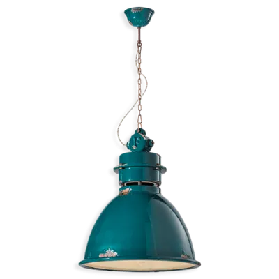 Lustra, lampa suspendata RETRO INDUSTRIAL FINISH VIV - VINTAGE VERDE C1750