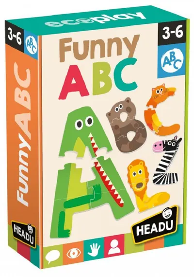 Joc educativ Headu Montessori - Alfabet amuzant (englez)