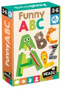 Joc educativ Headu Montessori - Alfabet amuzant (englez)