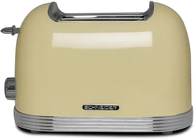Prăjitor de pâine Schneider - SCTO2CR, 815W, 6 viteze, bej