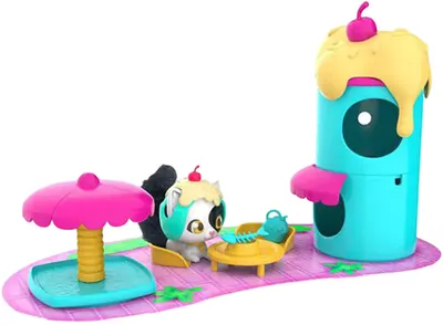 Set de joacă Happy Line - QT Kitties, pisoi într-o casă de înghețată