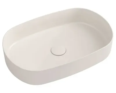 Lavoar pe blat, 55x36 cm, fara preaplin, ivory SAPHO Infinity