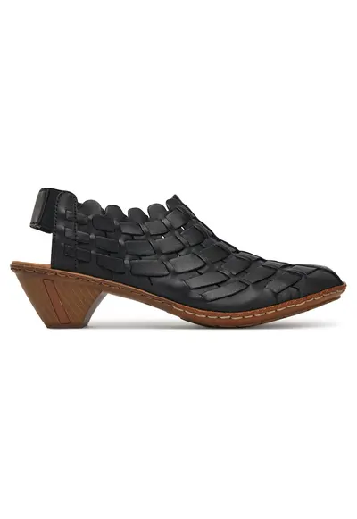 Pantofi dama - model 46778-01 - piele naturala - negru