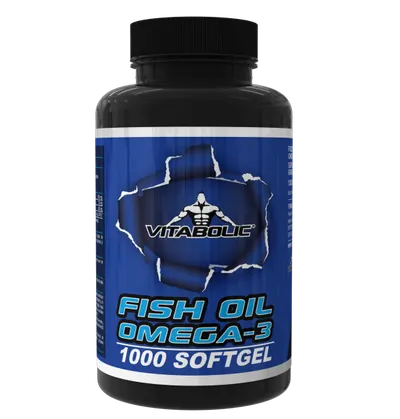 Fish Oil Omega 3 1000mg Softgel, 120 capsule, Vitabolic