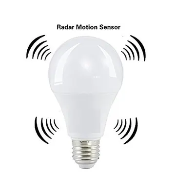 Bec LED cu senzor miscare 10 W, soclu E27 ,alb neutru 4000K