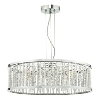 Lampa suspendata Nantes 5 Light Pendant Polished Chrome Aluminium