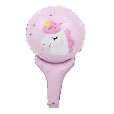 Balon din Folie Roz cu Unicorn 50cm – Ideal pentru Petreceri, Aniversări și Baby Shower