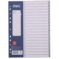 Separator Deli Start Plus - E38157 PP, A4, gri, A-Z
