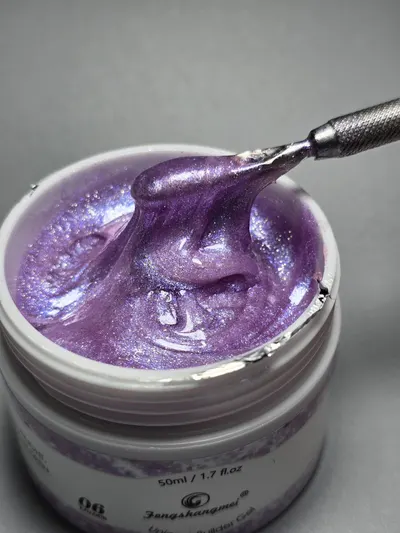 Gel UV Construcție FSM Unicorn 50gr Nr. 06 | Violet-Lila cu Reflexii Albastre | fsm-romania.ro