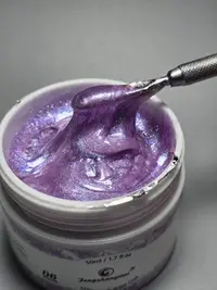 Gel UV Construcție FSM Unicorn 50gr Nr. 06 | Violet-Lila cu Reflexii Albastre | fsm-romania.ro