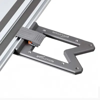 Opritor unghi pentru sina de ghidaj din aluminiu de 90° Evolution