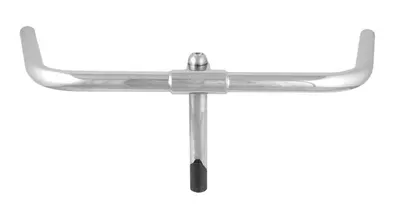 Ghidon Touring, otel, latime 520 mm, O22.2, culoare argintiu