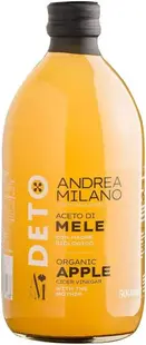 Oțet de mere bio, nefiltrat, 500 ml, Andrea Milano