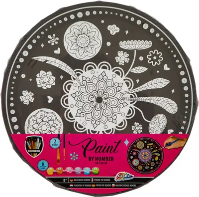 Set de pictură cu numere Grafix - Mandala