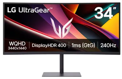 Monitor LG - 34G630A-B, 34'', WQHD, LED, Anti-Glare, Curved, negru