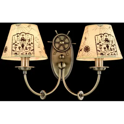 Aplica Elegant Cruise,2 x E14, 230V, D.23 cm,H.18 cm,Bronz