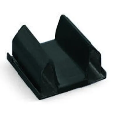 Lockout cap; 2-pole; for cutouts; Plastic; black