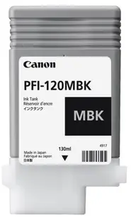 Cartuș cu cerneală Canon PFI-120, pentru iPF TM-205/300/305, matte black