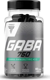 GABA, 750 mg, 60 capsule, Trec Nutrition