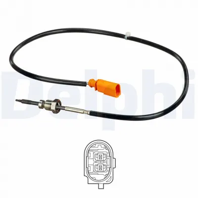 Senzor Temperatura Evacuare (dupa Dpf) Potrivit Audi A3, Tt; Seat Altea, Altea Xl, Leon, Toledo Iii; Skoda Octavia Ii, Superb Ii, Yeti; Vw Beetle, Eos, Golf Plus 1.6d 1.9d 2.0d 05.03