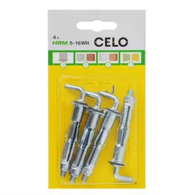 CELO Blister Cavity fixing HRM 5-16 WH cu angle hook