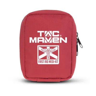Kit prim ajutor compact TAC MAVEN - ROSU