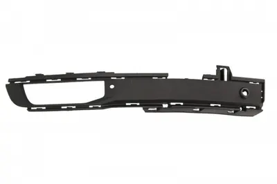 Grila Fata Dreapta (Inferior, cu orificii lampa ceata, cu gauri pentru senzorii de parcare, plastic, negru) potrivit VW MULTIVAN T6, TRANSPORTER T6 04.15- 04.15