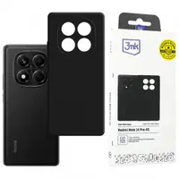 Husa pentru Xiaomi Redmi Note 14 Pro 4G, 3MK, Neagra Mata