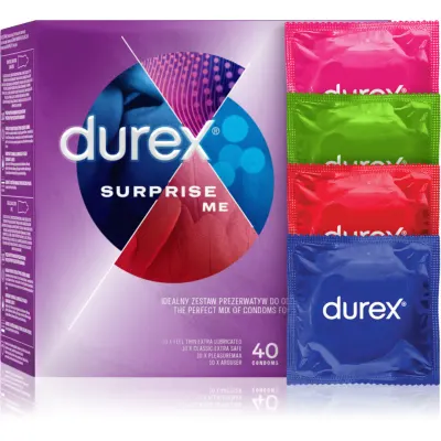 Durex Surprise Me prezervative amestec 40 buc