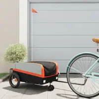 Gossi remorca pentru biciclete negru/portocaliu, 30 kg, fier