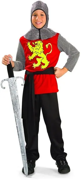 Costum de carnaval pentru copii Rubies - Cavaler medieval, mărimea S