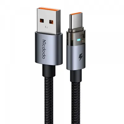 Cablu Date si Incarcare USB-A - USB-C McDodo CA-6890, 66W, 1.2m, Negru