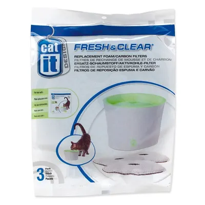 Set de filtre pentru fântână 3 buc. pentru pisici Catit Fresh&Clear – Plaček Pet Products