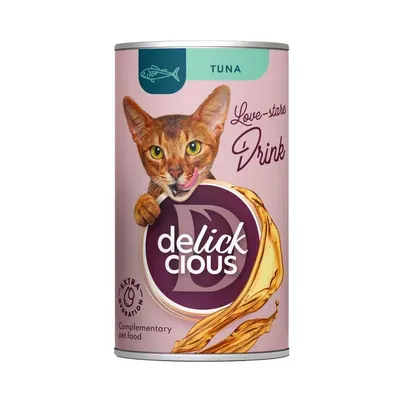 Delickcious Cat - Bautura cu Ton - 140g
