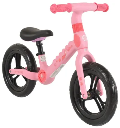 Bicicletă de echilibru pentru copii Byox - Dino, Roz