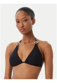 Top bikini dama - negru - material sintetic - design minimalist