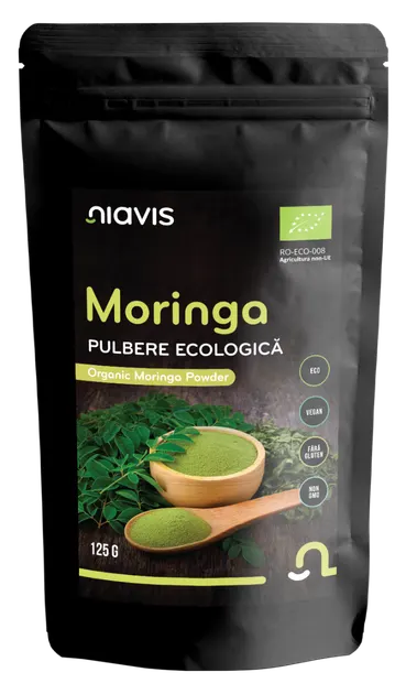 Moringa Pulbere ecologica, 125g, Niavis
