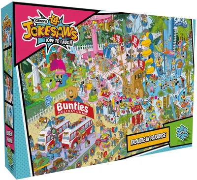 Puzzle Gibsons din 1000 de piese - Probleme în Paradis