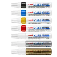 Marker cu vopsea 4-8.5mm, varf tesit, PX30, Uni-Ball Paint